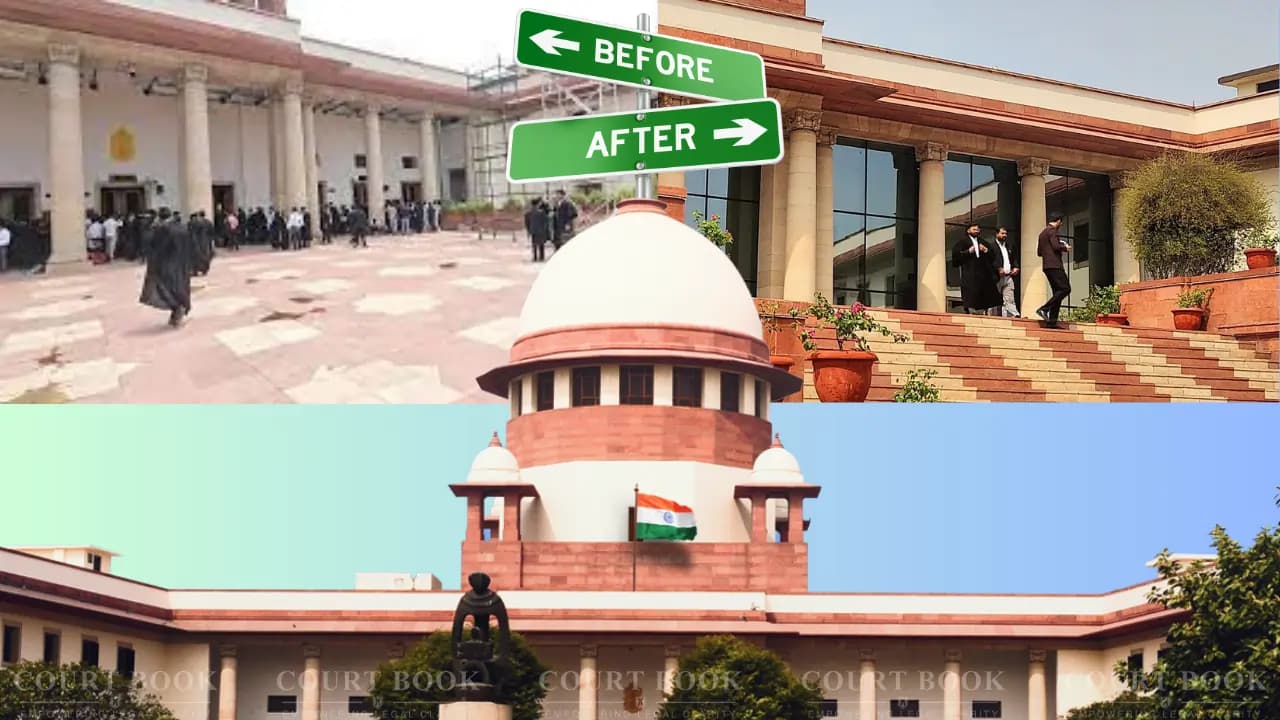 सुप्रीम कोर्ट ने SCBA और SCAORA के अभ्यावेदन के बाद मूल भव्यता को बहाल करने के लिए कांच के पैनल हटाए