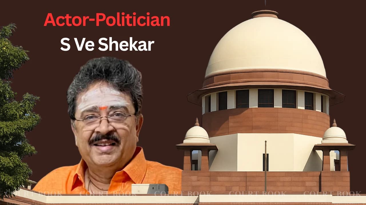 महिला पत्रकार पर आपत्तिजनक टिप्पणी के मामले में दोषसिद्धि के खिलाफ एस. वे. शेखर की याचिका पर सुप्रीम कोर्ट ने नोटिस जारी किया