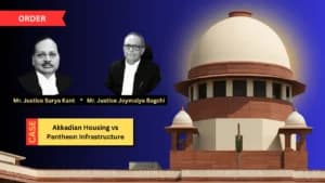 SC ने अक्केडियन हाउसिंग बनाम पैंथियन इंफ्रास्ट्रक्चर अवमानना मामले में नोटिस जारी किया