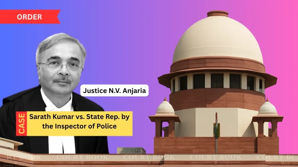 SC ने सारथ को SLP की Listing की तारीख तक आत्मसमर्पण करने का समय दिया और 28 दिनों के भीतर दोषों को दूर करने का Order दिया