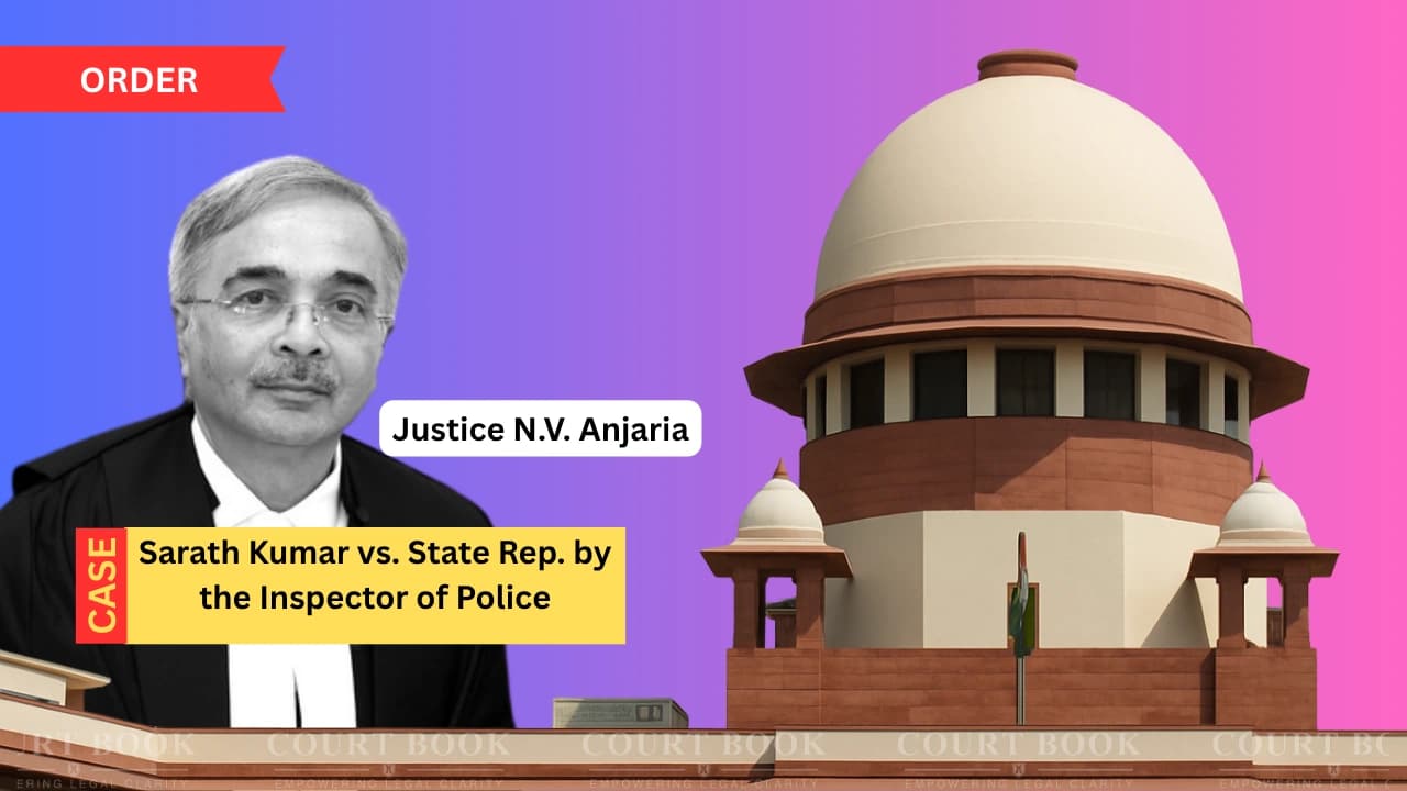 SC ने सारथ को SLP की Listing की तारीख तक आत्मसमर्पण करने का समय दिया और 28 दिनों के भीतर दोषों को दूर करने का Order दिया