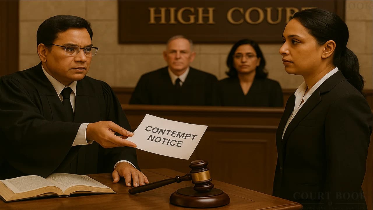 Punjab &amp; Haryana High Court Slams Advocate with Contempt Notice for Threatening Judges!