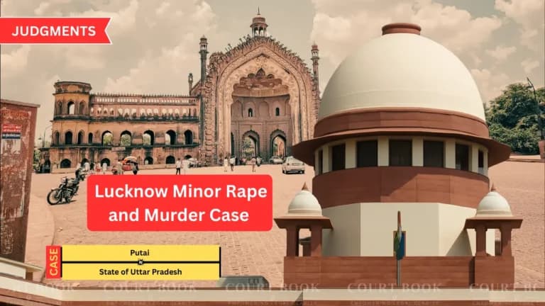 सुप्रीम कोर्ट ने 2012 लखनऊ नाबालिग बलात्कार और हत्या मामले में दो आरोपियों को बरी किया