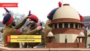 सुप्रीम कोर्ट ने पंजाब के कॉन्स्टेबल की बर्खास्तगी को बरकरार रखा, कहा -अनधिकृत अनुपस्थिति गंभीर दुराचार