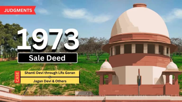 सुप्रीम कोर्ट ने गुरुग्राम कृषि भूमि पर उत्तराधिकारियों का अधिकार बरकरार रखा, 1973 की बिक्री विलेख को सबूतों के अभाव में अमान्य ठहराया