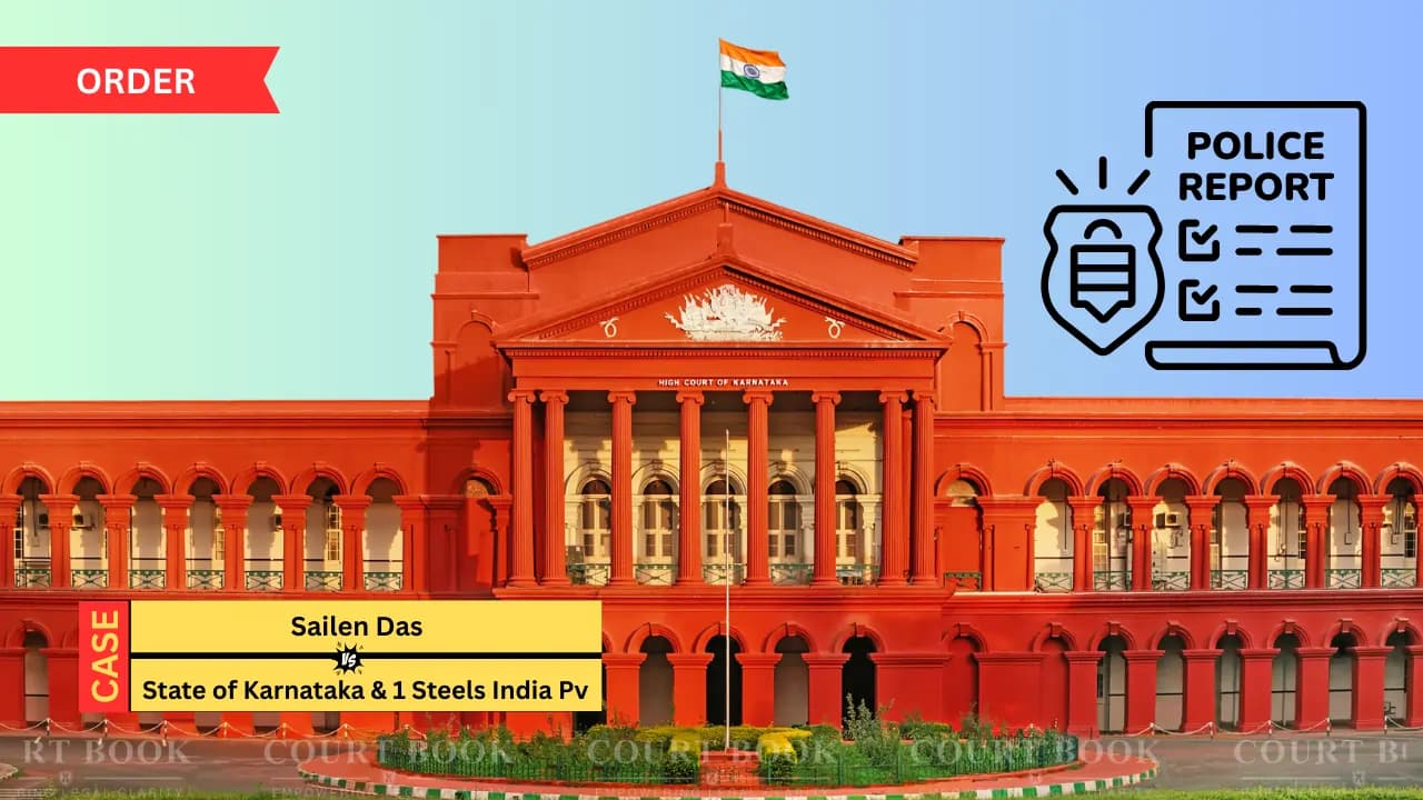 कर्नाटक हाई कोर्ट ने ओडिशा निदेशक पर दर्ज एफआईआर रद्द की, आयरन ओर आपूर्ति विवाद को केवल सिविल माना