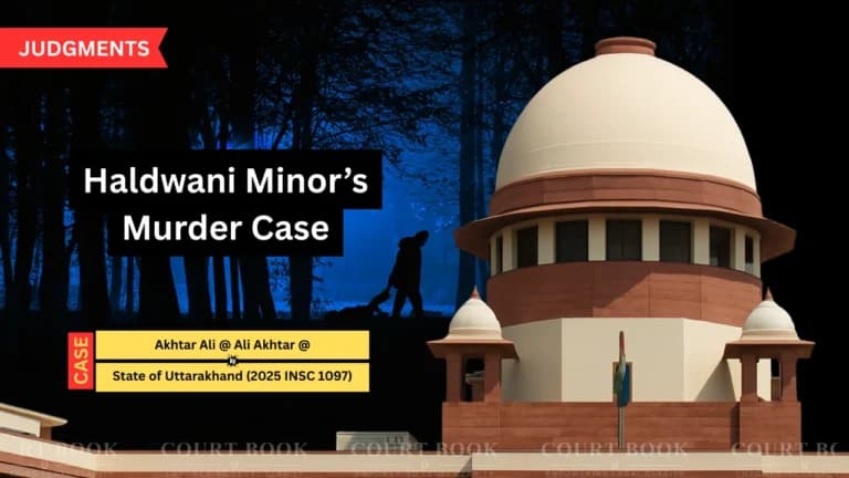 सुप्रीम कोर्ट ने अख़्तर अली और प्रेम पाल को 2014 हल्द्वानी नाबालिग हत्याकांड में बरी किया, सबूतों पर संदेह जताया
