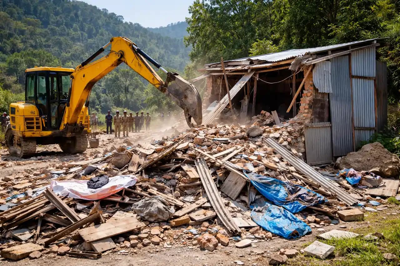 Jammu &amp; Kashmir High Court Orders Status Quo After Udhampur Shop Demolition, Hears 5 Crore Compensation Plea