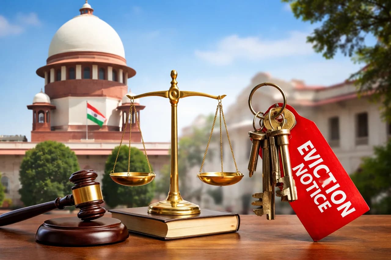 सुप्रीम कोर्ट का स्पष्ट संदेश: मकानमालिक की वास्तविक जरूरत पर हाईकोर्ट की दखलंदाजी गलत, बेदखली आदेश बहाल