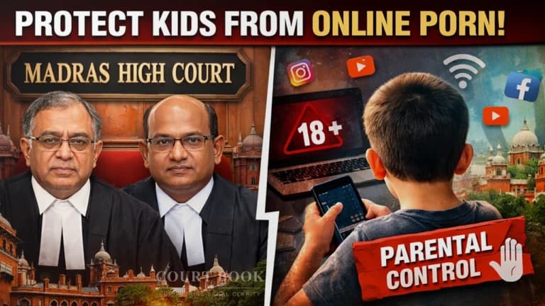 बाल अधिकार कानून: मद्रास उच्च न्यायालय ने सरकार और इंटरनेट सेवा प्रदाताओं से बच्चों को ऑनलाइन पोर्नोग्राफी से बचाने के लिए माता-पिता के नियंत्रण और जागरूकता को मजबूत करने का आग्रह किया