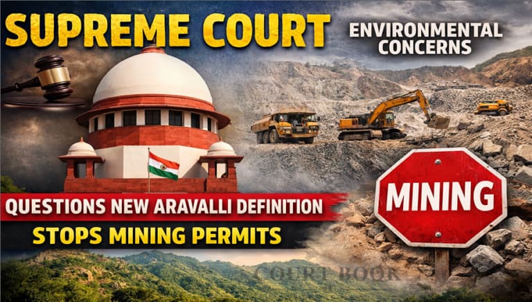 अरावली की नई परिभाषा पर सुप्रीम कोर्ट ने जताई सख्त चिंता: खनन और पर्यावरण खतरे पर 29 दिसंबर को होगी अहम सुनवाई