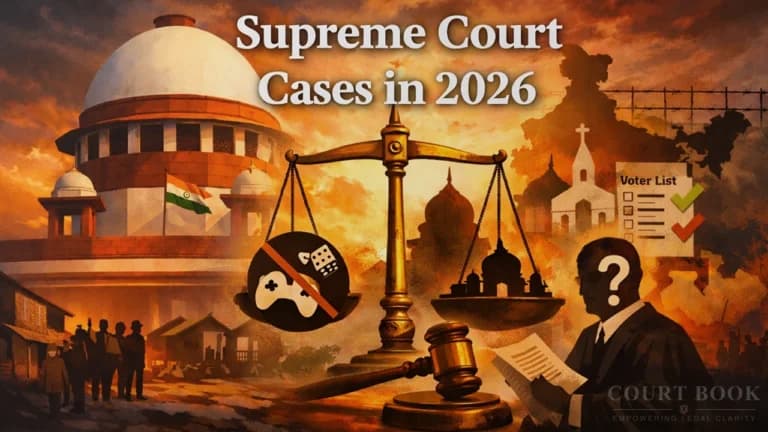 सुप्रीम कोर्ट का 2026 एजेंडा: दस बड़े मामले जो कानून, अधिकार और शासन की दिशा तय कर सकते हैं