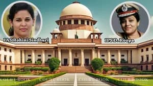 IAS रोहिणी सिंधूरी- IPS डी रूपा मौदगिल विवाद: सुप्रीम कोर्ट ने मध्यस्थता का रास्ता चुना, कहा- दोनों अधिकारी एक-दूसरे का करियर बर्बाद कर रहे हैं
