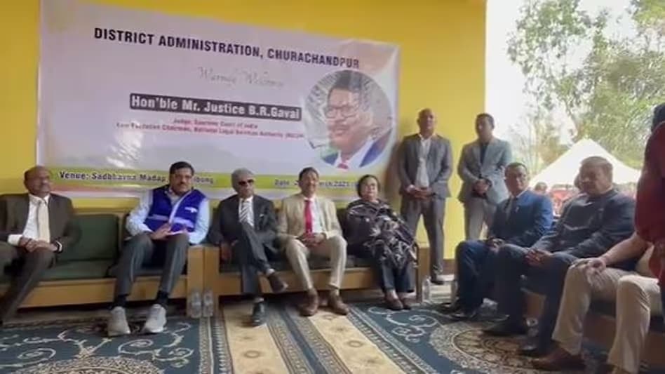 सुप्रीम कोर्ट न्यायाधीशों की मणिपुर यात्रा | जस्टिस गवई ने कानूनी और मानवीय सहायता पर जोर दिया