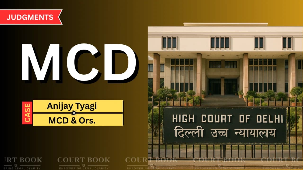 दिल्ली हाईकोर्ट ने MCD विध्वंस मामले में याचिकाकर्ता को छह हफ्तों की राहत दी