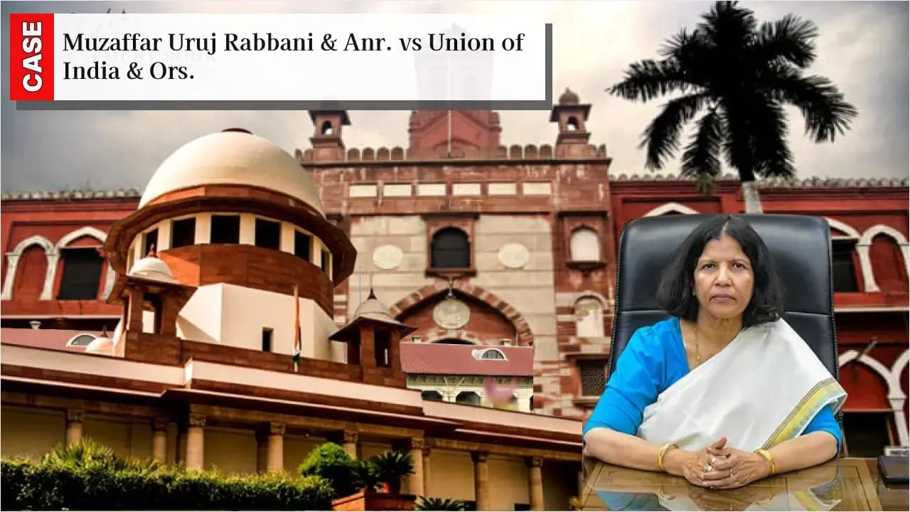 सुप्रीम कोर्ट ने अलीगढ़ मुस्लिम यूनिवर्सिटी की कुलपति नियुक्ति पर उठाए सवाल