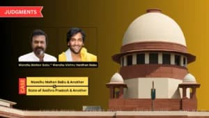 2019 के चुनावों के दौरान शांतिपूर्ण छात्र विरोध प्रदर्शन को लेकर मांचू बाबू के खिलाफ दर्ज FIR SC ने रद्द की