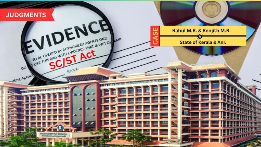 केरल हाई कोर्ट ने SC/ST एक्ट और दुष्कर्म आरोपों में घिरे दो भाइयों को अग्रिम जमानत दी