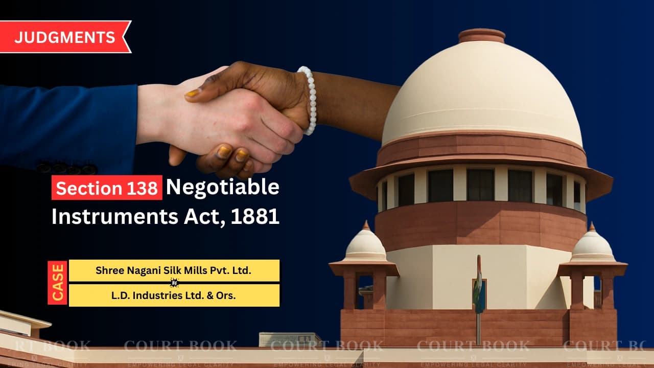 सुप्रीम कोर्ट ने ‘सिक कंपनी’ का दर्जा होने के बावजूद एल.डी. इंडस्ट्रीज़ पर चेक बाउंस मामलों को बहाल किया