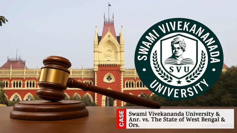 कलकत्ता हाईकोर्ट ने स्वामी विवेकानंद विश्वविद्यालय से छात्रवृत्ति अभिलेख मांगने वाले पुलिस नोटिस को रद्द करने से इंकार किया
