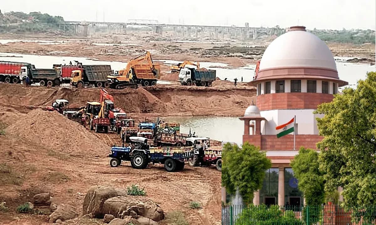 चंबल अभयारण्य के पास अवैध रेत खनन पर सुप्रीम कोर्ट सख्त, बिना नंबर वाहनों पर कड़ी कार्रवाई के आदेश